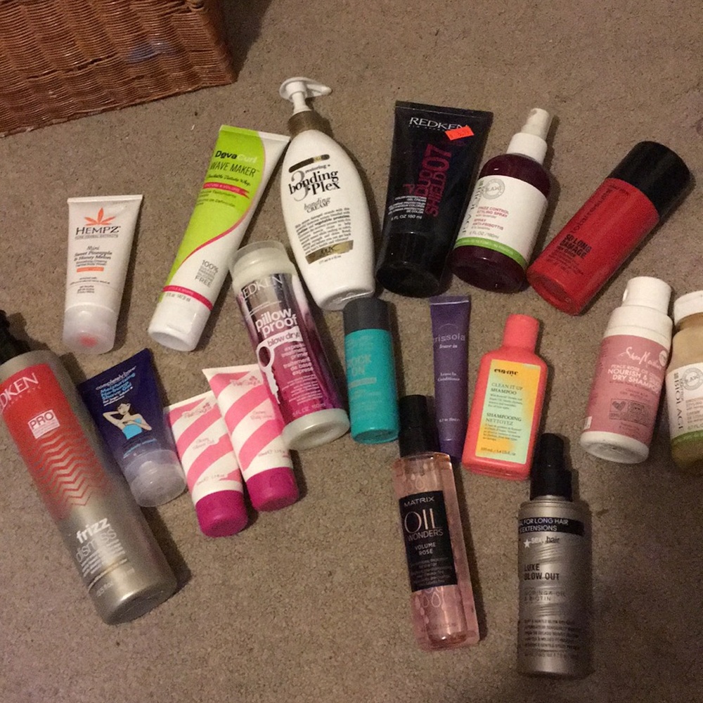 Haircare and skincare lot